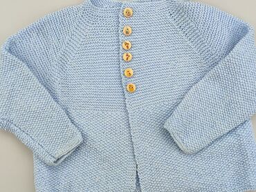 sweterek błękitny: Kardigan, 6-9 m, stan - Dobry