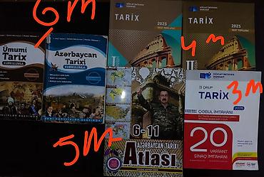 Tarix üzrə dərs vəsaitləri və test topluları dəsti Məhsulun tərkibi