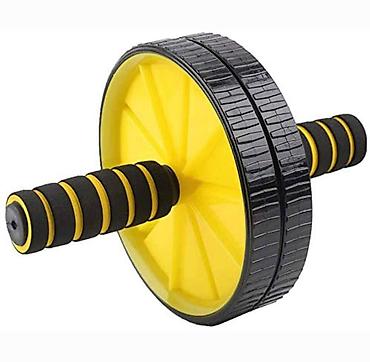 №: 3832 Məhsulun adı: Press üçün diyircək, plastik/metal, sarı/qara