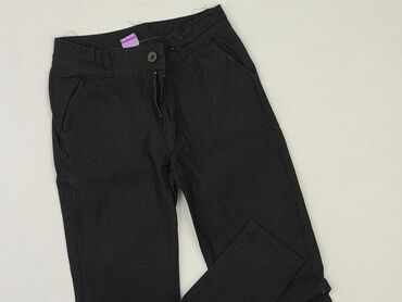 dresy adidas damskie spodnie: Material trousers for women, size S (EU 36)