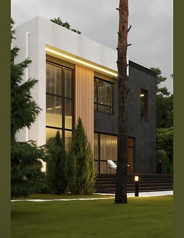 Фасадные работы: Проектирование и строительство современных частных домов - — 6