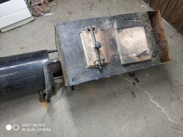 алтын издоочу апарат: Твердотопливная печь‑буржуйка с выносным теплообменником/водогрейным