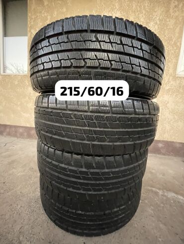 Шины: Шины 215 / 60 / R 16, Зима, Б/у, Комплект, Легковые, Япония, GoodYear