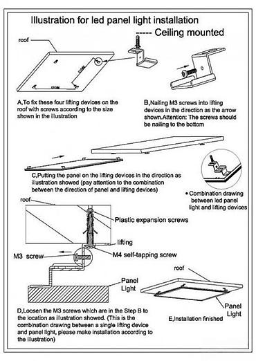 Rasveta: Panel 60x60cm 96w 48w 52w 72w 120x60cm. REZERVIŠITE VAŠE CENE. ✨ — 5
