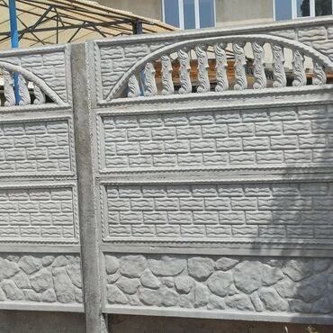 Железобетонные заборные плиты: Железобетонная заборная плита, Длина: 2 м, Высота: 2,5 м, Толщина: Другая толщина, Новый — 9