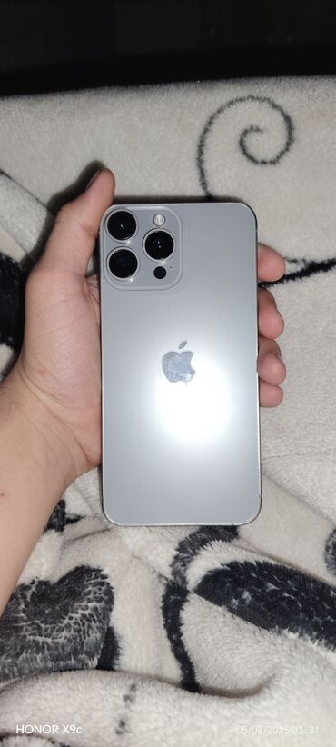 IPhone 15 Pro Max, 256 ГБ, Natural Titanium, Беспроводная зарядка, Face ID