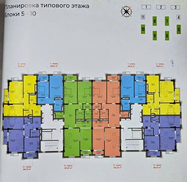 Продажа квартир: 1 комната, 48 м², Элитка, 10 этаж