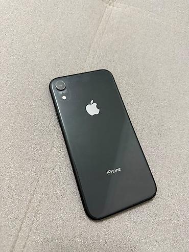 Уюлдук телефондор жана аксессуарлар: IPhone Xr, Колдонулган, 64 ГБ, Кара, Коргоочу айнек, Каптама, Куту, 76 % — 2