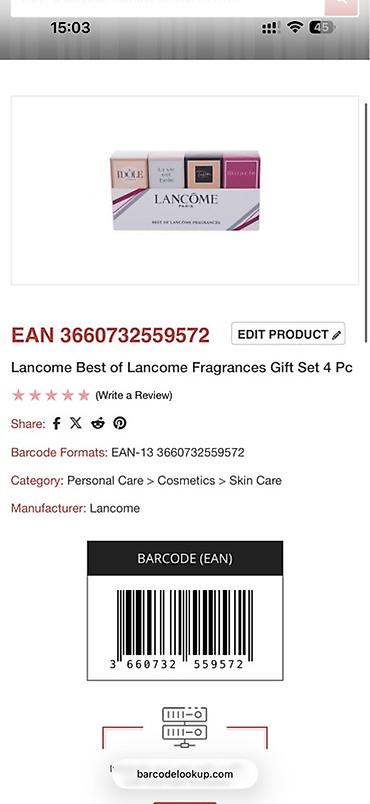 Парфюмерия: TƏCİLİ SATILIR — Lancome mini ətir seti YENİ, ORİJİNAL | Duty Free — 4