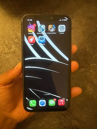 айфон 6s чехол: IPhone 11, Б/у, 128 ГБ, Черный, Чехол, 75 % — 4