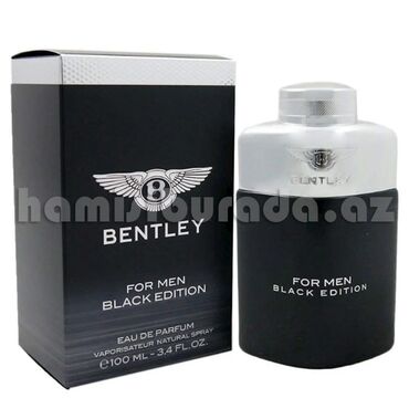 bentley brooklands 675 at: Ətir Bentley for Men Black Edition kişilər üçün ətir suyu 100 ml