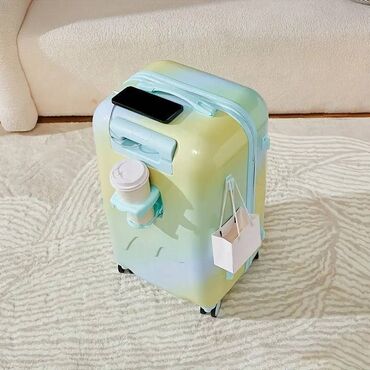 mona polovne torbe: Small cabin suitcase, color - Light blue