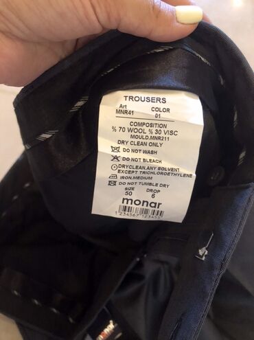 Şalvarlar: MARIANTE Exclusive markalı, 67% viskoz və 33% poliester tərkibli, qara -da lalafo.az — 9 Şalvarlar: MARIANTE Exclusive markalı, 67% viskoz və 33% poliester tərkibli, qara — 9