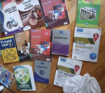 Dərslik və test topluları paketi Məzmun: - İngilis dili: “English