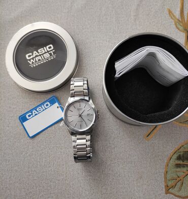 Новый, Наручные часы, Casio, цвет - Серебристый