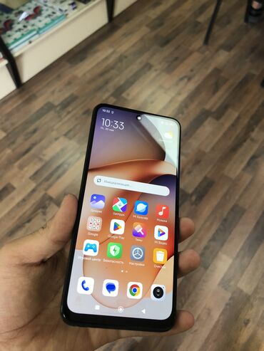 ремонт ноутбуков: Redmi, Redmi Note 12S, Колдонулган, 256 ГБ, түсү - Кара, 2 SIM