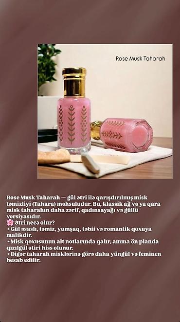 Gözəllik və sağlamlıq: Tam təbii sintetiksiz bitki tərkibli Dubai müşkləri ✨ BƏƏ'dən — 6