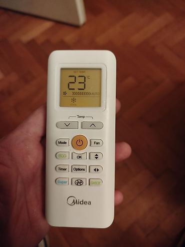 Inverter klime: Daljinski za klimu Midea.
Ispravan na lalafo.rs — 1 Inverter klime: Daljinski za klimu Midea.
Ispravan — 1