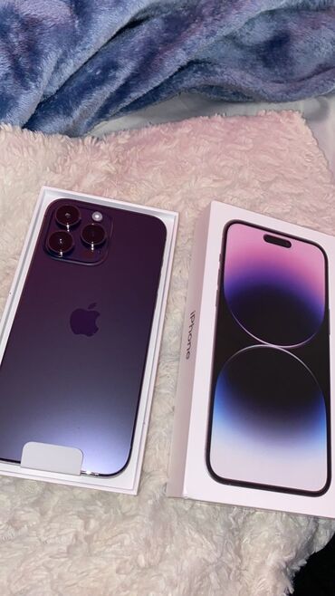 Apple iPhone: IPhone 14 Pro Max, 128 GB, Deep Purple, Hissə-hissə ödəniş