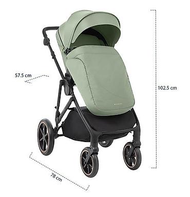 Kolica za bebe: KIKKA BOO Kolica THEA 2u1 – army green (SKU: KKB2) Komplet sadrži: - — 28
