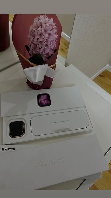 ev zengi: Apple Watch Series 11, 42 mm — ideal vəziyyətdə qızılı rəng korpusu — 1