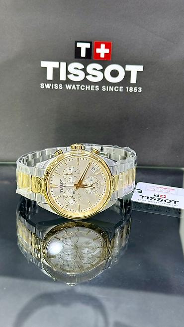 Кол сааттар: Классикалык сааттар саат, Tissot, Швейцария, Асыл нуска, Эркектердики, Жаңы — 4