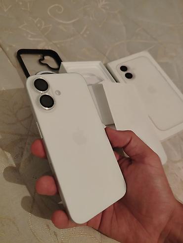 IPhone 16, Ağ, Face ID lalafo.az -da IPhone 16, Ağ, Face ID
