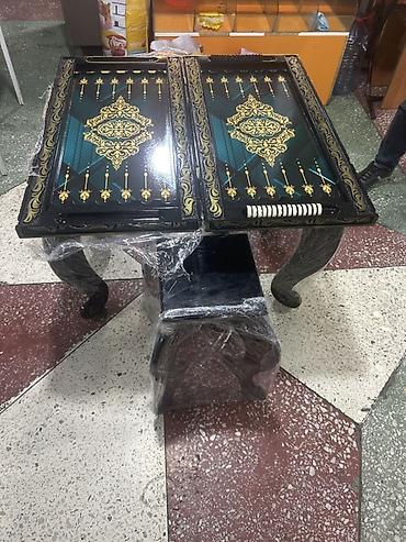 nerdler: Nərd masası və dəsti - Klassik şərq üslubunda dekorativ naxışlı nərd — 2