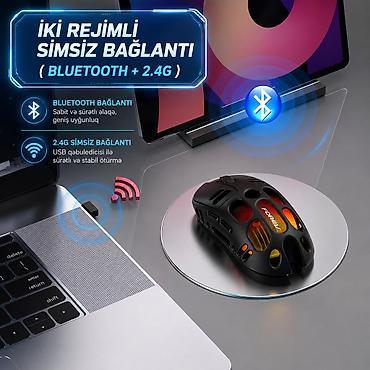 planşet apple: FOREV simsiz oyun siçanı – iki rejimli bağlantı və uzunmüddətli — 2