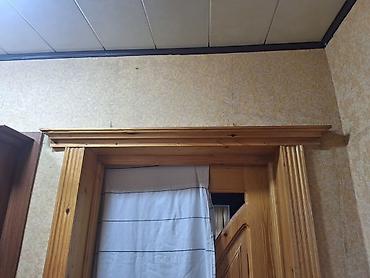 taxta qapilar: Ağac otaq qapısı dəsti - Material: tam ağac (şam ağacı strukturu — 2