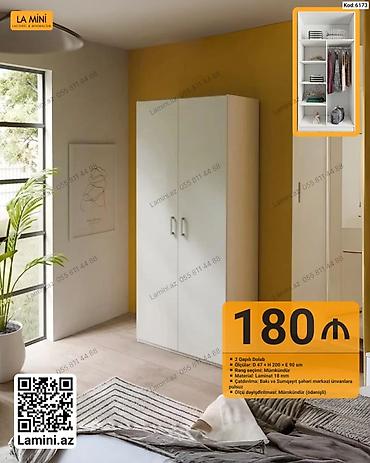 aksa generator: 2 qapılı dolab – minimalist və funksional dizaynlı saxlama mebeli — 1