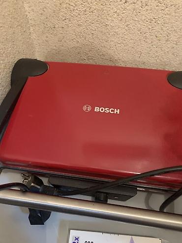 soba bosch: Bosch elektrikli kontakt qril/tost aparatı - Rəng: qırmızı gövdə — 1