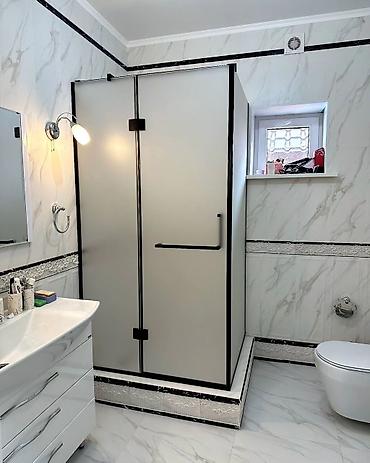 Душевые перегородки и ограждения: Душевые кабины в Бишкеке душевая перегородка стеклянные — 21