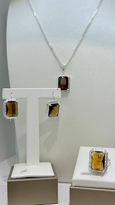 Серебряные наборы украшений: Набор украшений, Проба 925, Новый — 11