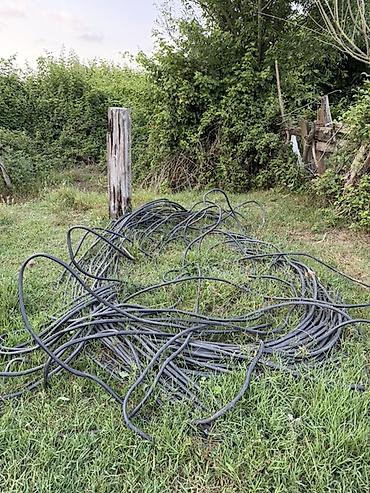 kabel satışı: Transformator xəttindən yaşayış evinə çəkilmiş elektrik kabeli — 3