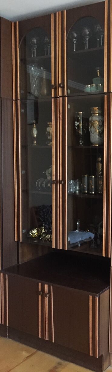 işlənmiş şifonerlər: Буфет, Б/у, 2 двери, Распашной, Прямой шкаф