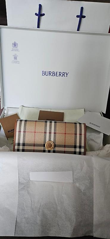 чехол на паспорт: Классическая сумка, Burberry, Материал: Экокожа, Оригинал, Женские, Новый — 2
