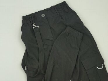 Bershka, Material trousers for women, 2XS (EU 32)