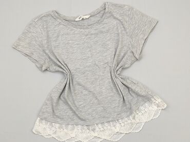 szara bluzka elegancka: Bluzka, H&M, 14 lat, 158-164 cm, stan - Bardzo dobry