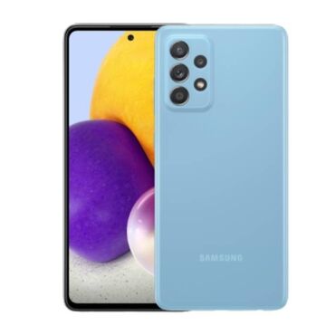 Электроника: Samsung Galaxy A72 | 128 ГБ цвет - Голубой | Сенсорный, Отпечаток пальца, Две SIM карты