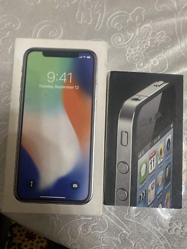 продам iphone 7 plus 128gb: IPhone X и iPhone 4S — оригинальные Коробка — 1