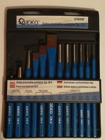 Setovi ručnog alata: Set udarnih šiljaka i dlijeta GEKO – 12 delova - Univerzalni set za — 6