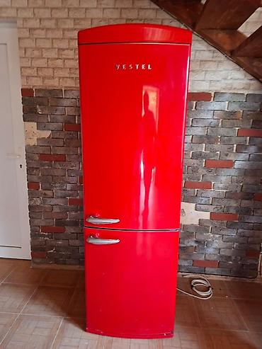 televizor smart 32: İşlənmiş 2 qapılı Vestel Soyuducu Satılır, rəng - Qırmızı — 1