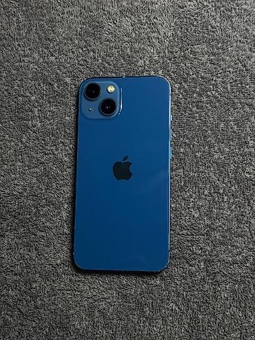 телевизор ч б: IPhone 13 mini, Б/у, 128 ГБ, Синий, Кабель, 100 % — 3