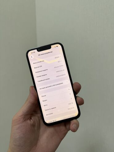 Apple iPhone: IPhone 13 Pro, Б/у, 256 ГБ, Черный, Защитное стекло, Чехол, 84 % — 7