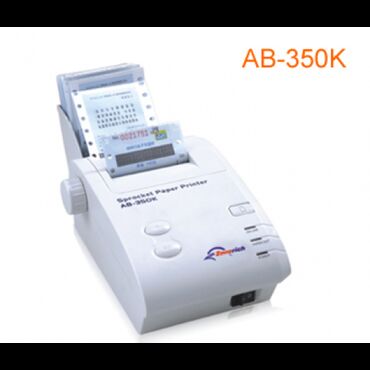 Barkod, çek printerləri: PRİNTER ÇEK AB-350 K (QARA,USB) AB-350K kiçik və ağıllı dişli çarxlı