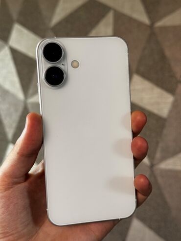 IPhone 16, 64 GB, Ağ, Zəmanət, Sənədlərlə