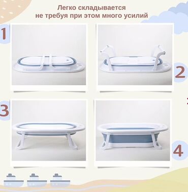 бытовая техника бишкек цены: Складная детская ванночка с термометром. Конструкция легко
