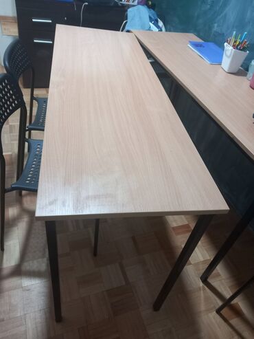 sklopivi sto za laptop: Radni sto, Pravougaoni, Metal, Upotrebljenо