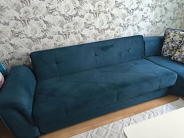 kunc divanlar ucuz: Künc divan, Yeni, Açılan, Bazalı, Vеlur parça, Çatdırılma yoxdur — 3